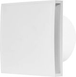 Europlast Badkamerventilator 100 mm WIT met timer en vochtsensor - design EET100HT