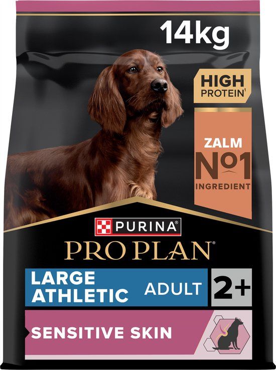Pro Plan Large Athletic Adult Sensitive Skin - Hondenvoer - Zalm - 14 kg