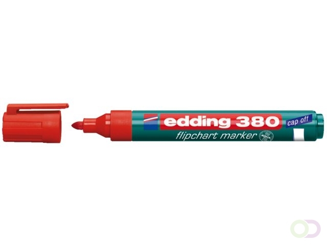 Edding Viltstift 380 flipover rond rood 1.5-3mm