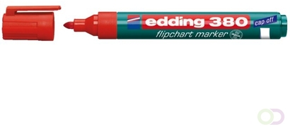 Edding Viltstift 380 flipover rond rood 1.5-3mm