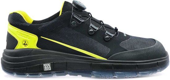HKS Schoen Boa 8 BTP Laag S1P - Zwart/Geel - 48