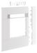 Hager GR1202A9016, Montageplaat, Wit, ABS (acrylonitril-butadieen-styreen), 120 mm, 103 mm