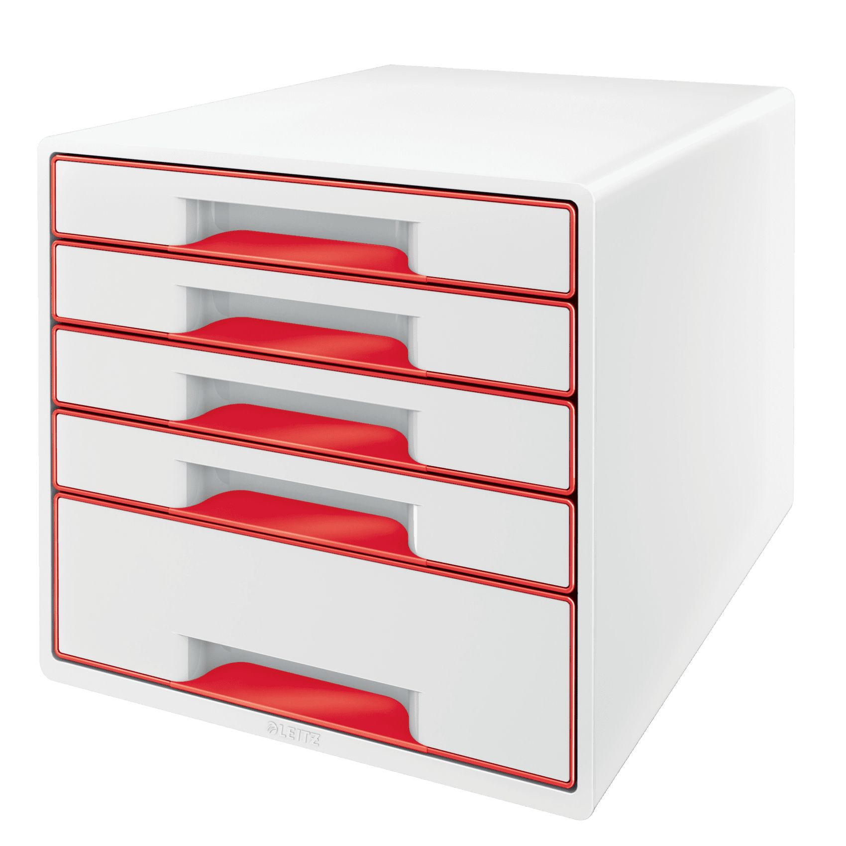 Leitz WOW CUBE Ladenblok - 5 Laden - Rood/Wit