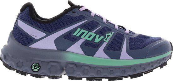 Inov-8 Trailfly Ultra G 300 Max Dames - Trail hardloopschoenen - navy/zwart - Maat 39.5