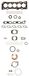 Full AJUSA 50224600 afdichtingsring set, compleet, motor