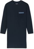 Schiesser Nachthemd Comfort Blauw Katoen Maat 58