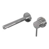 Brauer Stripe inbouw wastafelmengkraan met rechte uitloop en rozetten model A1 chroom