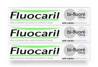 FLUOCARIL Dentifrice Anti-Caries 145mg Blancheur 3x75ml