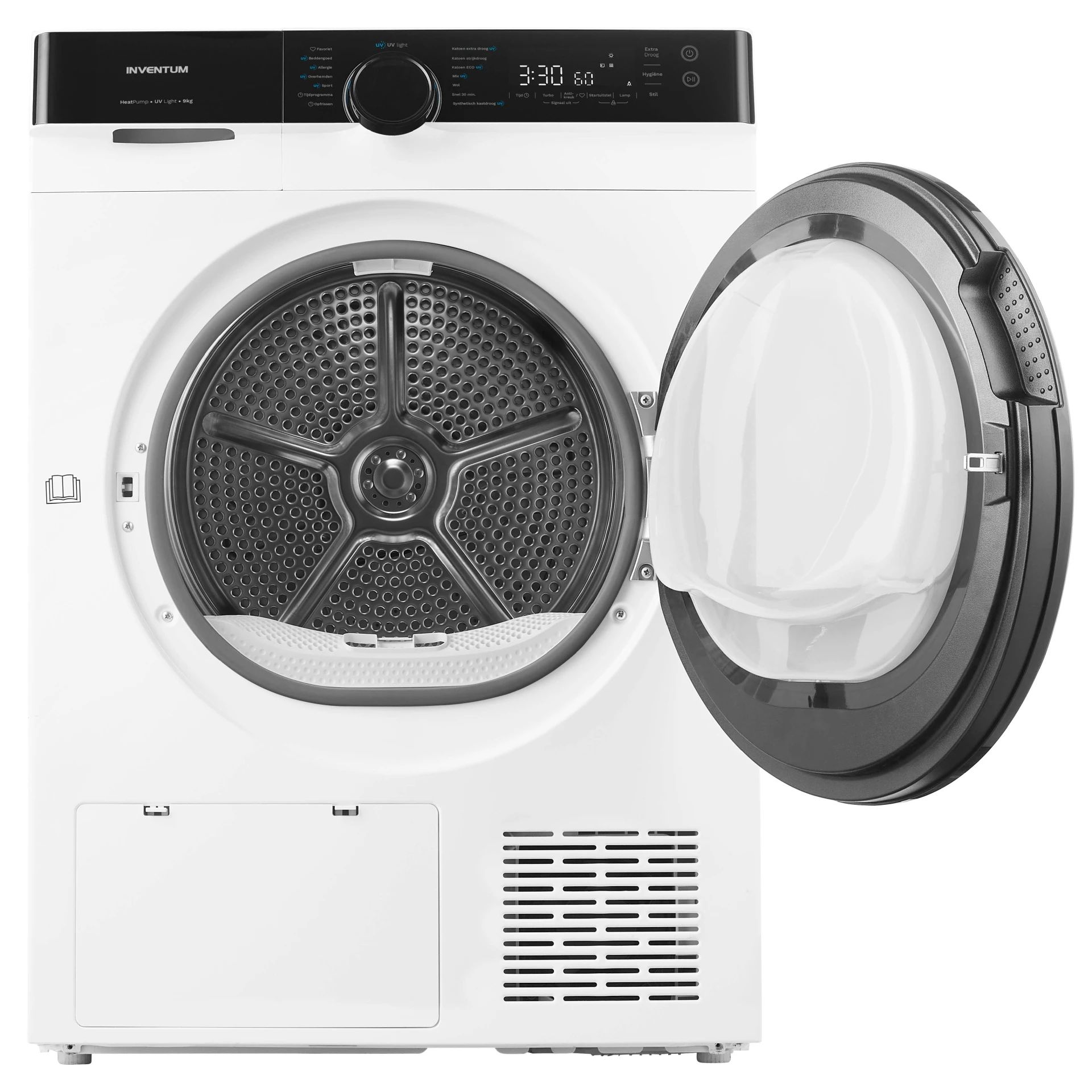 Inventum VDW9030W Warmtepompdroger - 9kg - Wit
