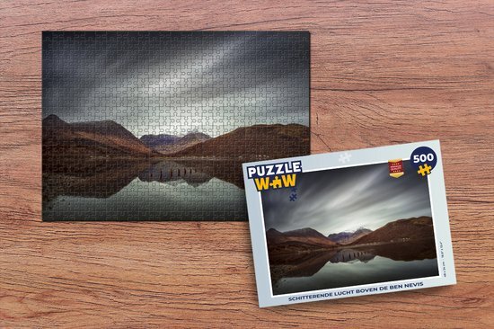 MuchoWow Puzzellucht boven de Ben Nevis - Legpuzzel - Puzzel 500 stukjes