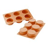 Silikomart - sf 127 cilinders - silicone matrijs ø70 h 45 mm