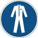 ARBOwinkel.nl Beschermingskleding verplicht sticker, Ø 100 mm