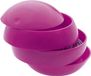 Spirella Beauty Organizer Box – Ronde Cosmetica Organizer met 3 Draaibare Vakken – Badkamer Opbergdoos voor Kleine Accessoires – Roze