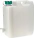 Eda-Plastiques Jerrican/réservoir d'eau avec robinet - 35 litres - Blanc