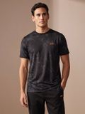 Sjeng Sport NEXUS T-shirt Hommes - T-shirt de tennis Hommes - Noir - Taille : L