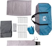 VidaXL Gezinstent 10-persoons waterdicht blauw