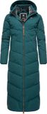 Ragwear Dames Winterjas Rebelka Extralong Donkergroen
