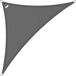 Buitenkado Voile d'ombrage Triangle 4x5x6,8m Anthracite HDPE Perméable à l'eau Protection UV