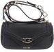 GUESS Dea Crossbody Flap Bag Black zwart