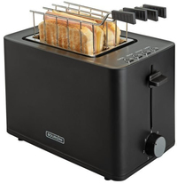 Bourgini Tosti Toaster - Broodrooster met Tostiklemmen - Zwart
