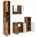 vidaXL Badkamermeubel Set Oud Hout 61 x 35 x 64 cm