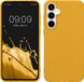 kwmobile telefoonhoesje geschikt voor Samsung Galaxy A55 5G - Back cover in honinggeel