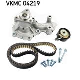 SKF Pompe à eau + kit de courroie crantée Vkmc 04219 Ford 1760650 1760659
