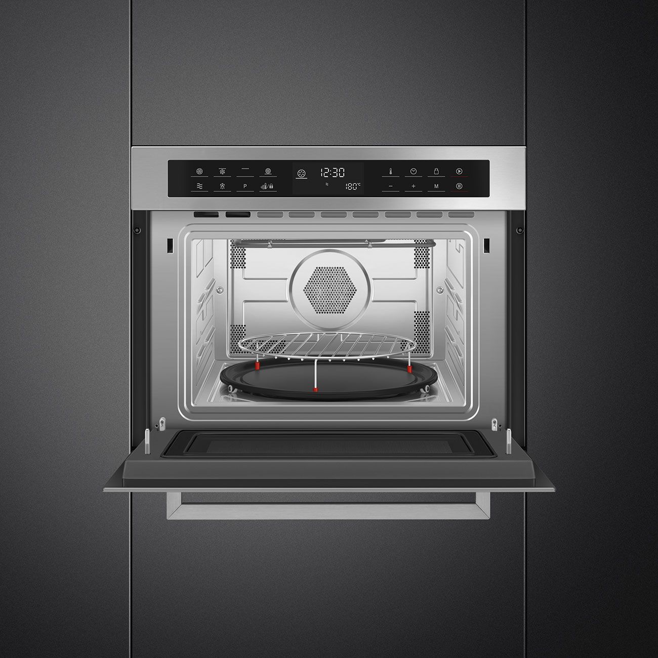 Smeg SF4400MCX1 - Inbouw combimagnetron - Roestvrijstaal