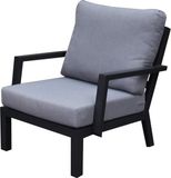 AVH-Collectie New York lounge tuinstoel aluminium antraciet