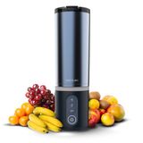 Powertitanium Draagbare Smoothie Maker Power Titanium Shake2Go Dark Steel