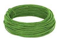 Met papier beklede draad, groen, 3 mm x 10 m.