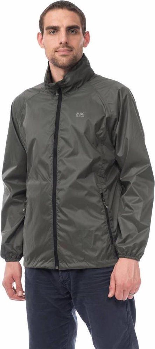 Mac in a Sac Volwassenen Unisex Regenjas - Khaki - Maat XL