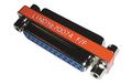 Lindy 25-pin D Mini Gender Changer Female/Female