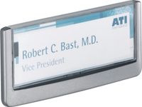 Durable Click Sign 149x52.5mm zilvergr