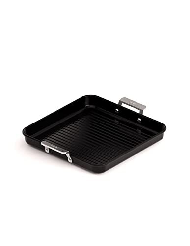 Valira 4677/25 Aire inductie keramische grillpan met handgrepen 28x28 cm, zwart