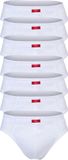 s.Oliver Slip 7-pak Homme Blanc Uni Jersey de coton