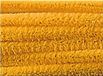 Folia Chenilledraad 50cm lang - 10 stuks okergeel