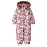 NAME IT combinaison fonctionnelle 'NMFSNOW10' marron / vert clair / rose pâle / blanc