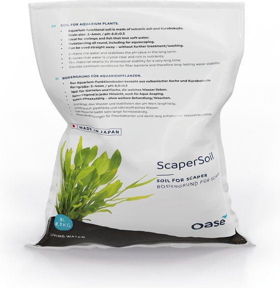 Oase ScaperLine Soil 9L Zwart