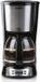 DOMO Cafetière filtre DO708K, 1,5 litre, 12 tasses, 1000 W, écran LCD, minuterie 24 heures, noir et acier inoxydable