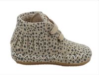 Shoesme BP25W008 Lage sneakers Taupe Nubuck Veters Kinderen Vrouwen