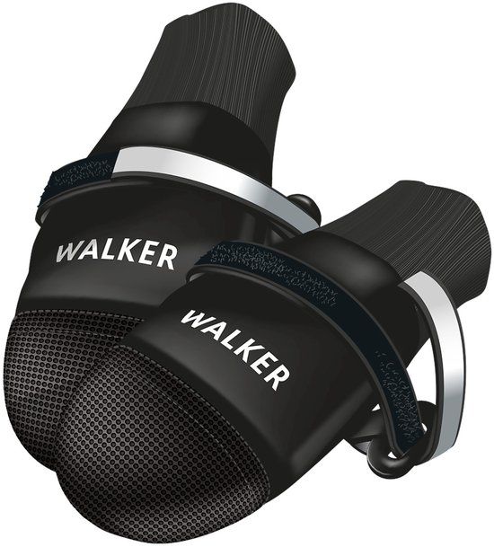 Trixie Walker Care Comfort - S - Hondenschoenen - Zwart - 2 st