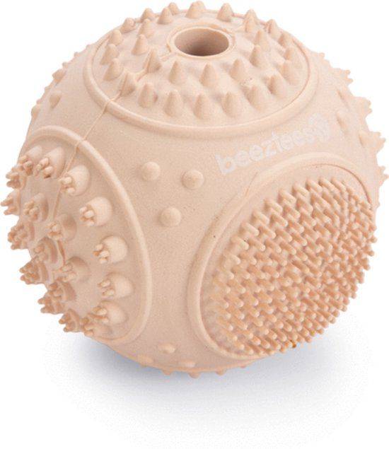 Beeztees Puppy Rubber Dental Bal Ø5 cm - Hondenspeelgoed - Roze