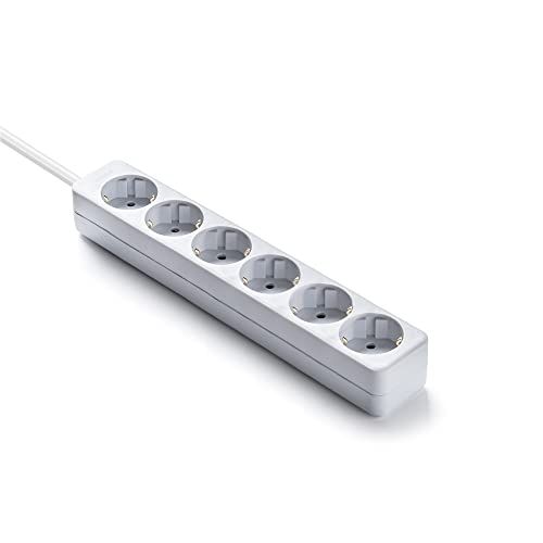 Famatel Eco-stekkerdoos - 6 stopcontacten - 1.5 m - Wit
