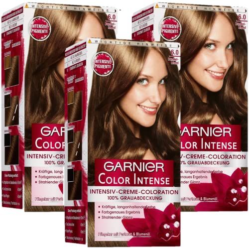 Garnier Color Intense 6.0 Donkerblond - 3 stuks