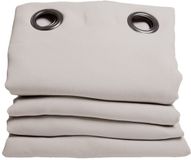 Moondream DecibelControl™ 3-in-1 Anti-Ruisgordijn | Geluidsisolatie | Thermo Winter+Zomer | 100% Verduisterend | Gepatenteerde Technologie | EU-fabricaat | Oogjes | Grijs MC17 | 140B x 260L cm