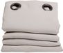Moondream DecibelControl™ 3-in-1 Anti-Ruisgordijn | Geluidsisolatie | Thermo Winter+Zomer | 100% Verduisterend | Gepatenteerde Technologie | EU-fabricaat | Oogjes | Grijs MC17 | 140B x 260L cm