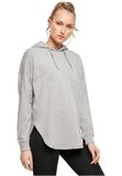 Build Your Brand Oversized Dames Hoodie Grey Maat S