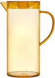 Home Deco Factory Schenkkan met deksel - 1.1 L - geel - kunststof