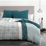 HOME LINGE PASSION Home Passion Dekbedovertrekset 240x260 cm Ethno Blauw